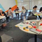 My Food Bag leaders collaborating during the "Raising the Bar" program — building self-awareness, resilience, and leadership impact with Mather Consulting.
