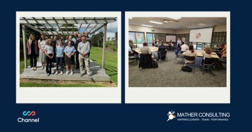 The Leading at Channel experience is a programme co-designed and facilitated by Mather Consulting with Channel Infrastructure